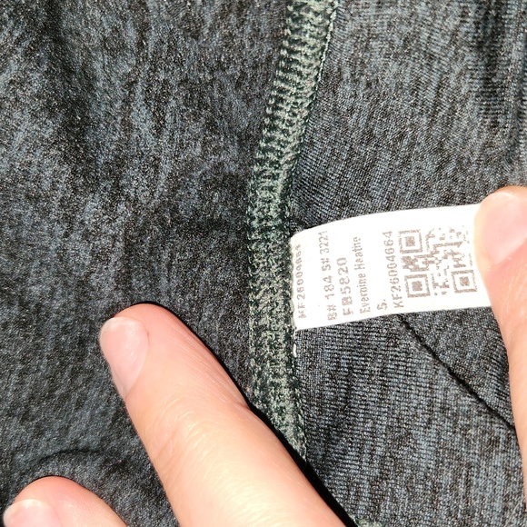 Fabletics dark Heather Green Leggings Sz s - Picture 4 of 4